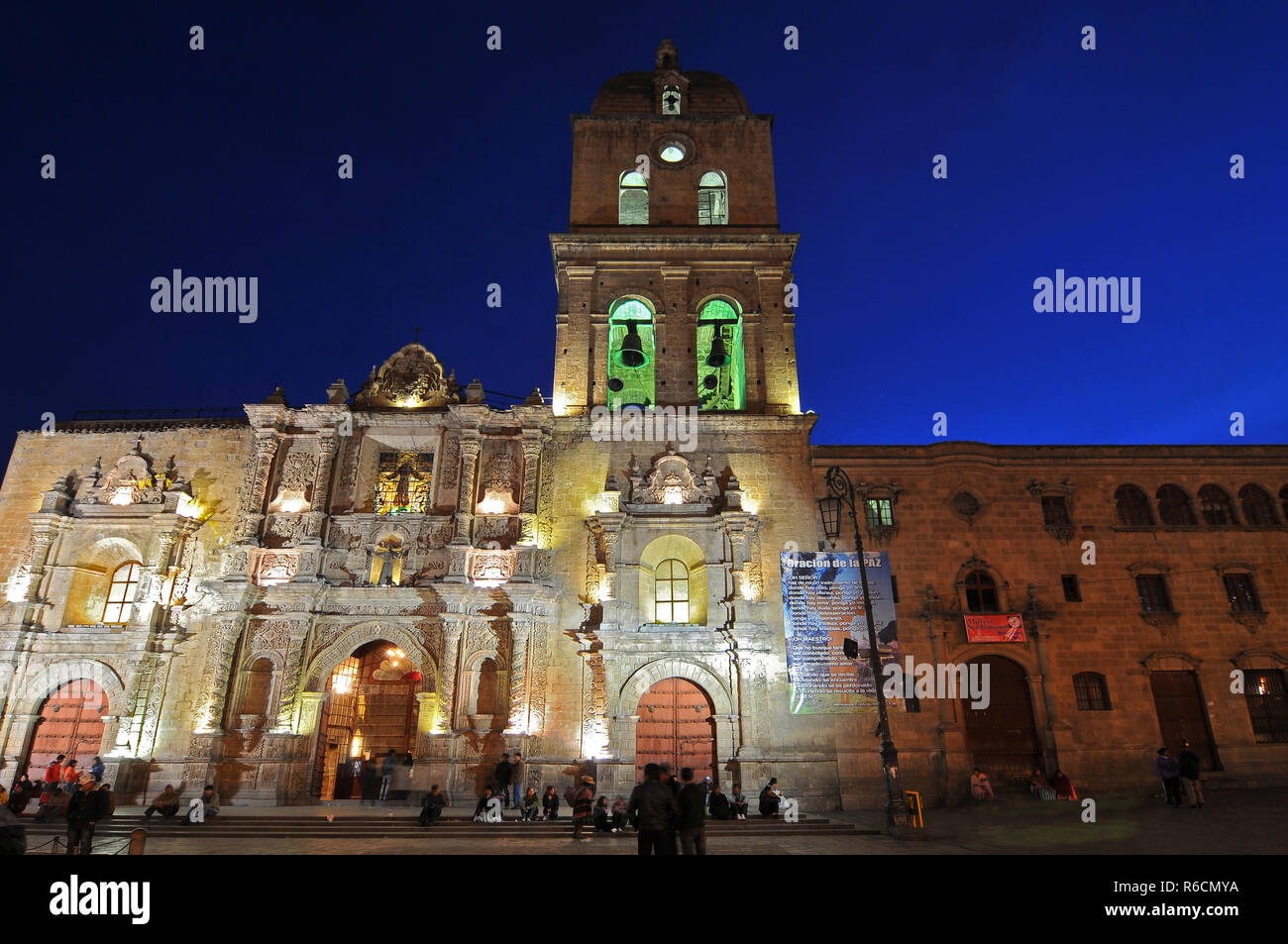 Bolivia, La Paz, la Chiesa cattolica di San Francisco, Iglesia San Francisco Foto Stock