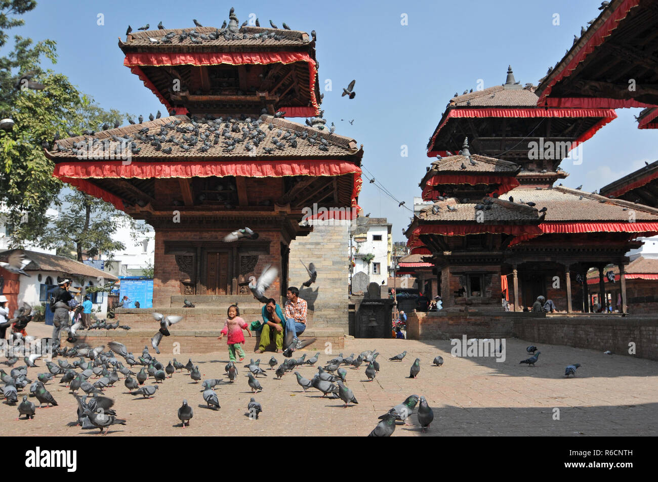 Il Nepal, Kathmandu, Jagannath Tempio In Durbar Square Foto Stock