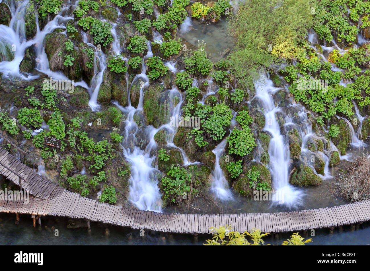 Croazia, Plitvicka Jezera, il Parco Nazionale dei Laghi di Plitvice, il Parco Nazionale dei Laghi di Plitvice Foto Stock