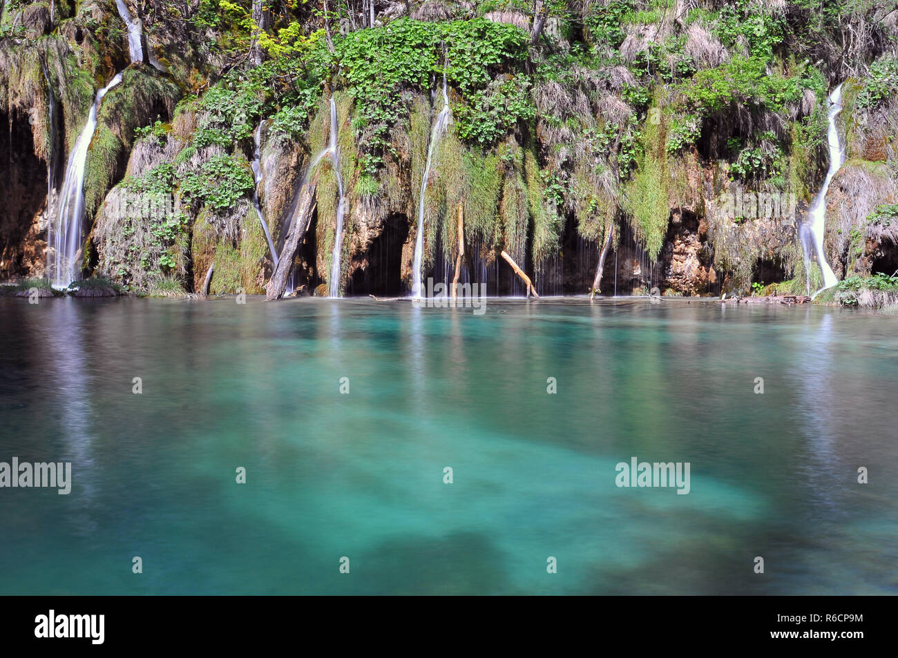 Croazia, Plitvicka Jezera, il Parco Nazionale dei Laghi di Plitvice, il Parco Nazionale dei Laghi di Plitvice Foto Stock