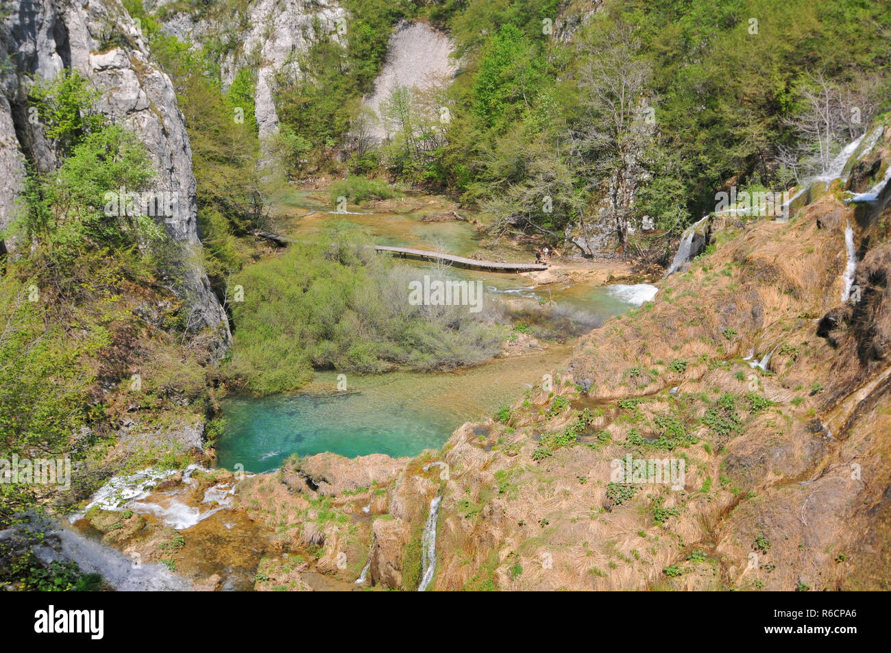 Croazia, Plitvicka Jezera, il Parco Nazionale dei Laghi di Plitvice, il Parco Nazionale dei Laghi di Plitvice Foto Stock