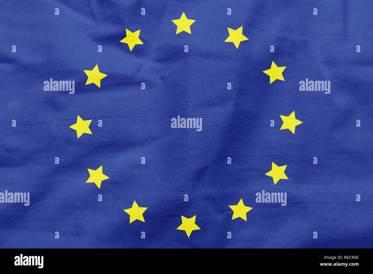 Bandiera Europa Foto Stock
