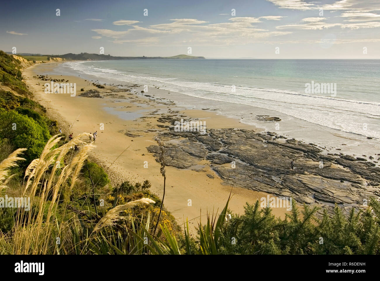 Nuova Zelanda, Moeraki Boulders Foto Stock