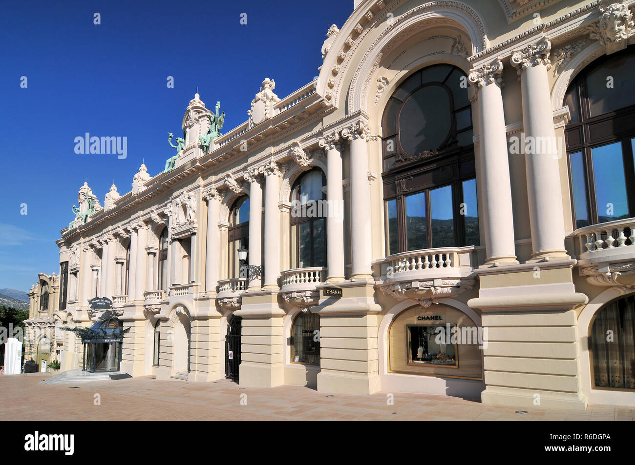 Casinò di Monte Carlo Principato di Monaco Costa Azzurra Mediterraneo Cote d Azur Alpi Foto Stock