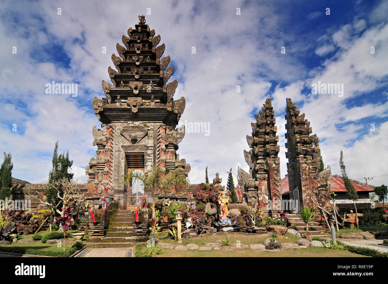 Pura Ulun Danu Batur (noto anche come pura Ulun Danu, Pura Batur è la seconda più importante tempio di Bali, Indonesia Foto Stock