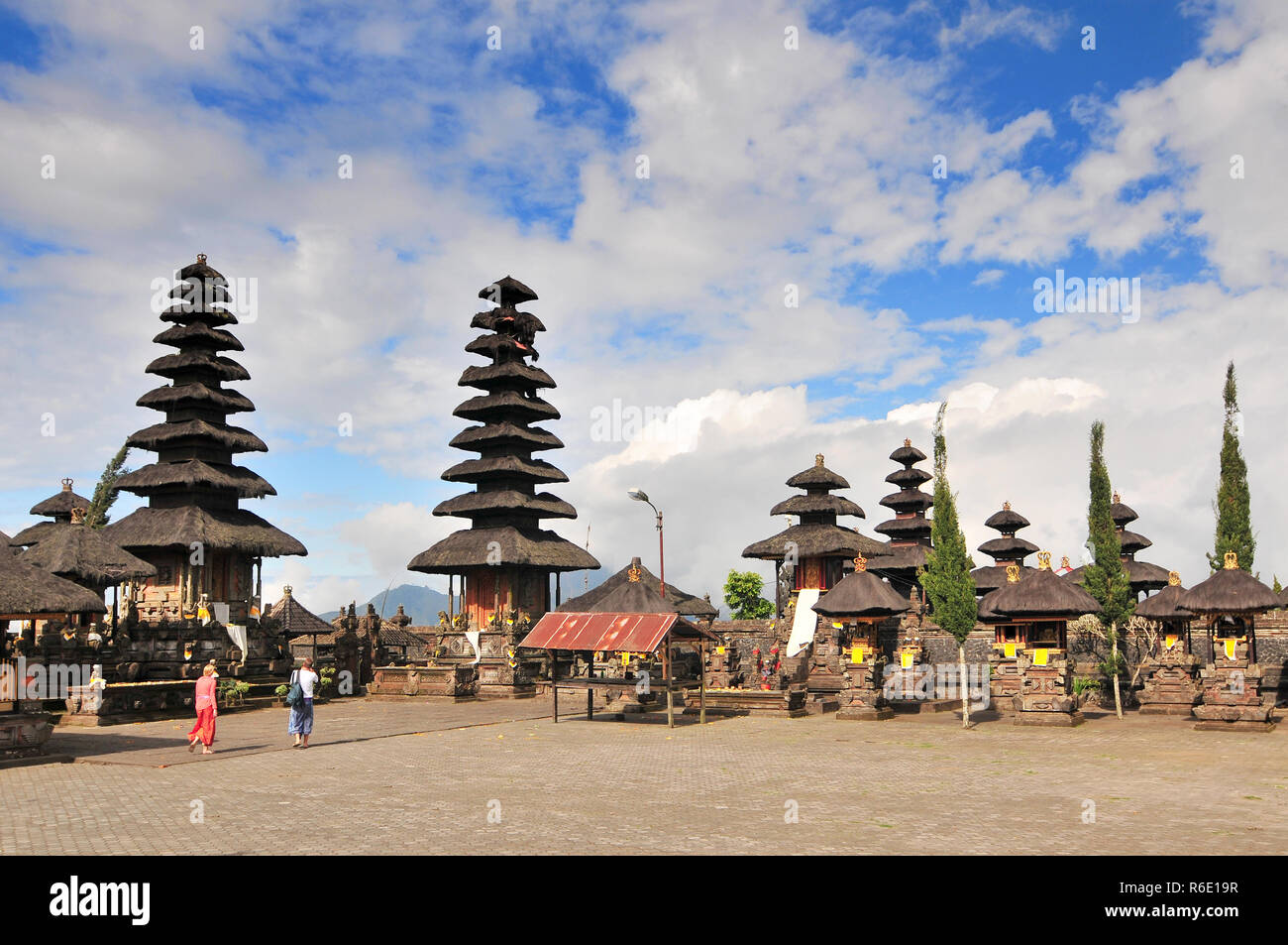 Pura Ulun Danu Batur (noto anche come pura Ulun Danu, Pura Batur è la seconda più importante tempio di Bali, Indonesia Foto Stock