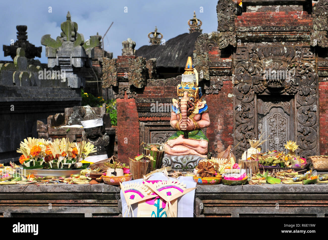 Pura Ulun Danu Batur (noto anche come pura Ulun Danu, Pura Batur è la seconda più importante tempio di Bali, Indonesia Foto Stock
