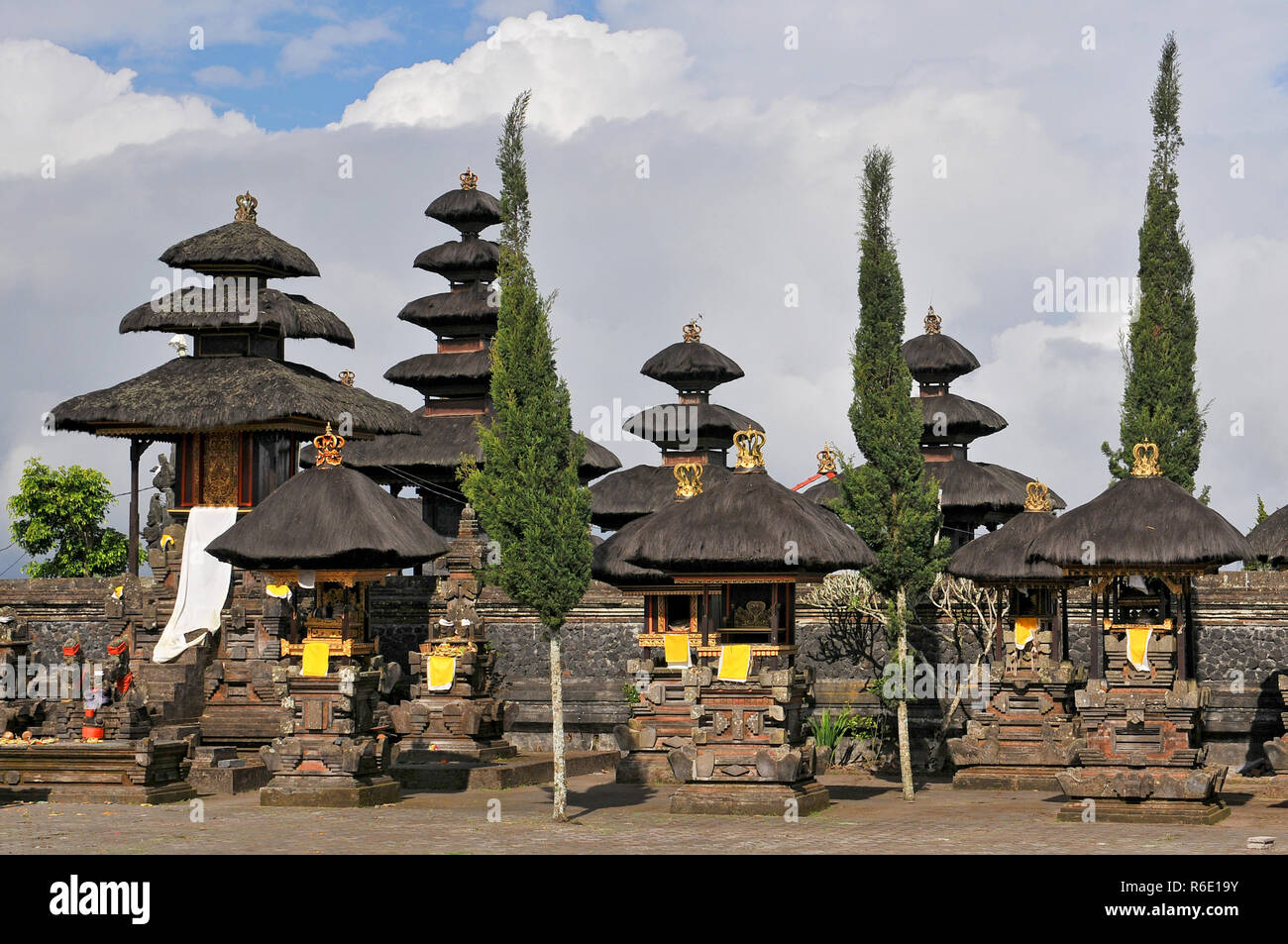 Pura Ulun Danu Batur (noto anche come pura Ulun Danu, Pura Batur è la seconda più importante tempio di Bali, Indonesia Foto Stock