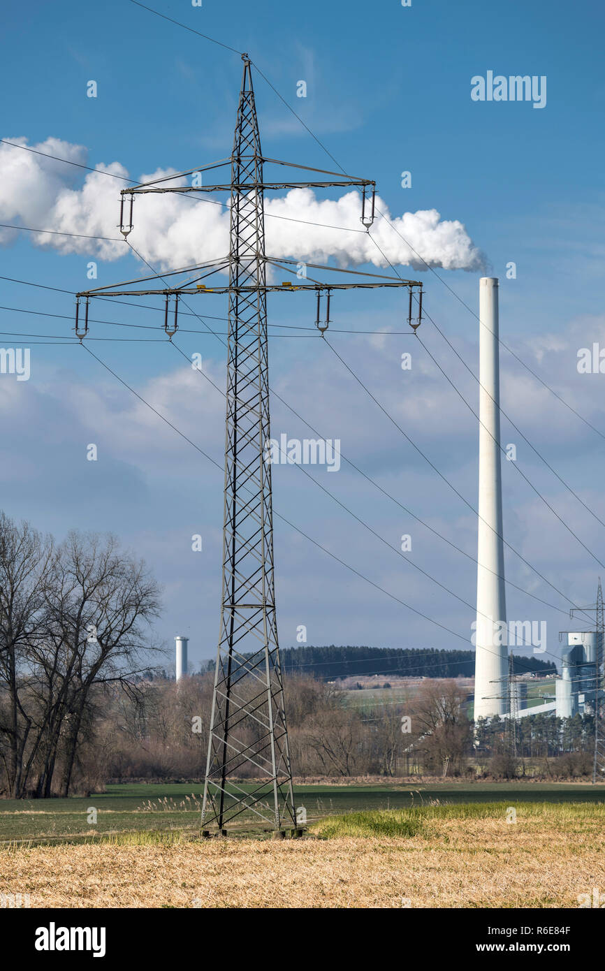 Stromerzeugung Foto Stock