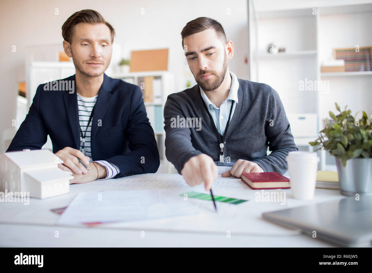 Agenzia Immobiliare Foto Stock