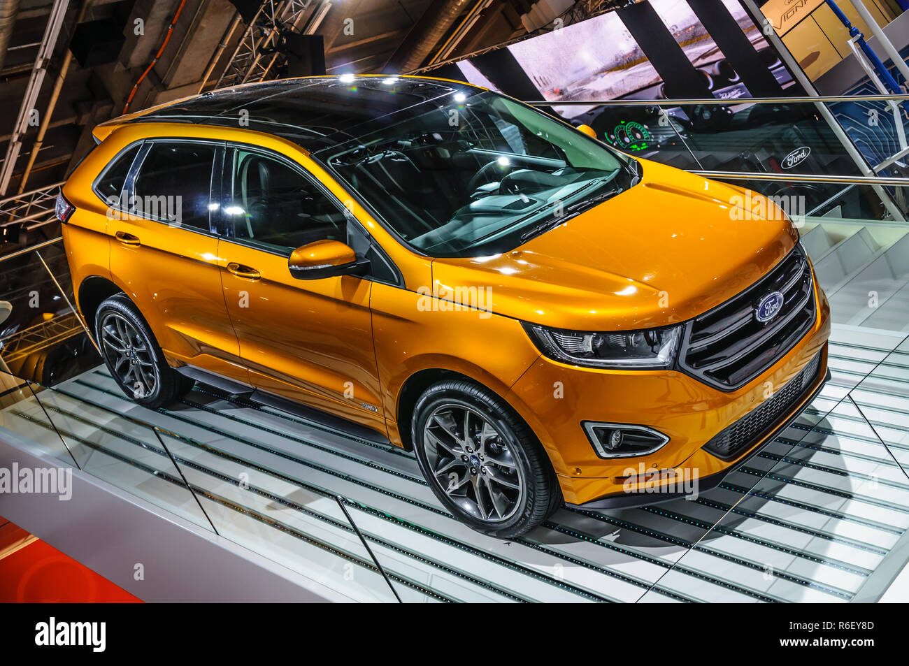 Francoforte - Settembre 2015: Ford Edge presentato al IAA International Motor Show il 20 settembre 2015 a Francoforte, Germania Foto Stock