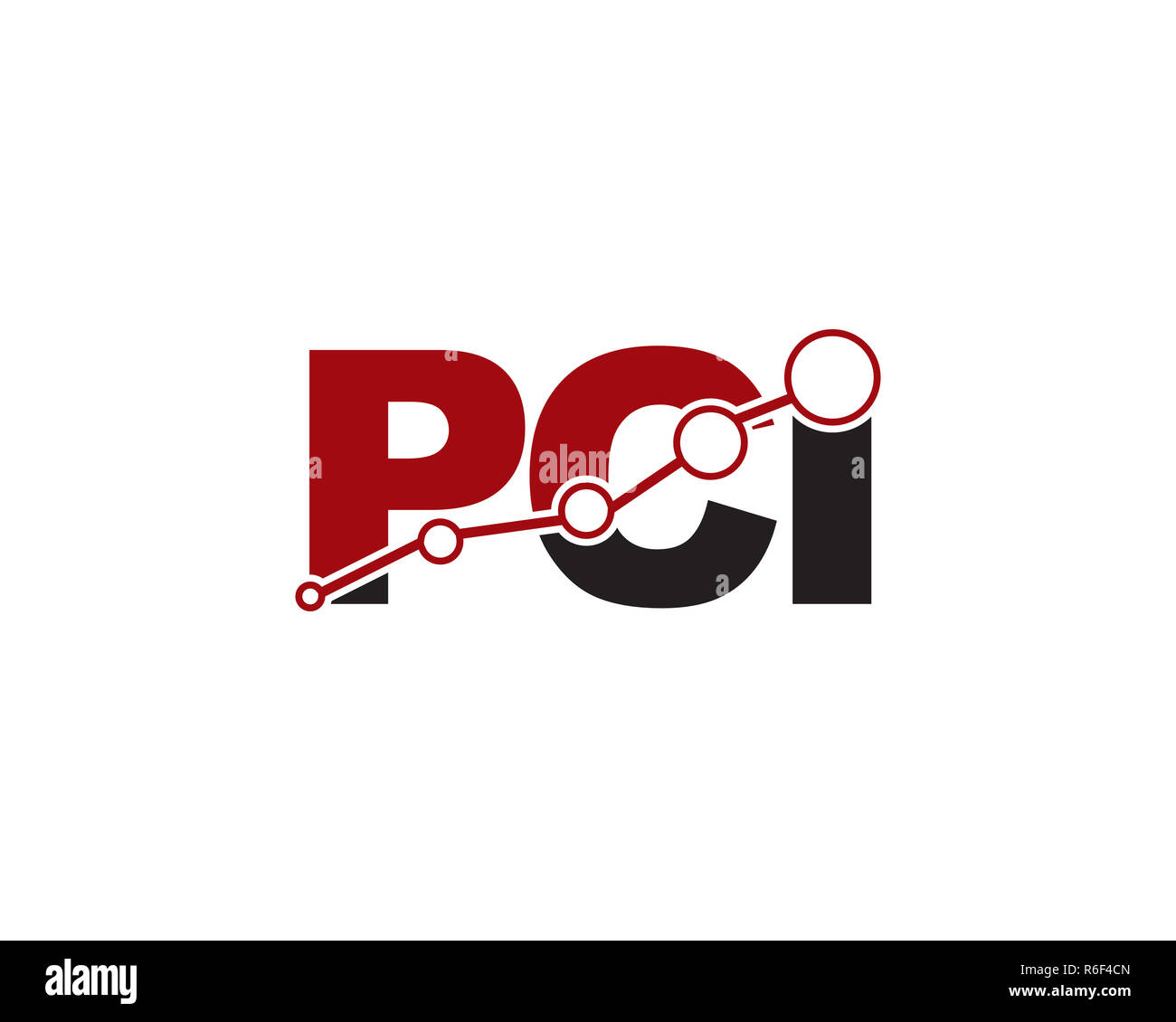 Pci logo lettera Foto Stock