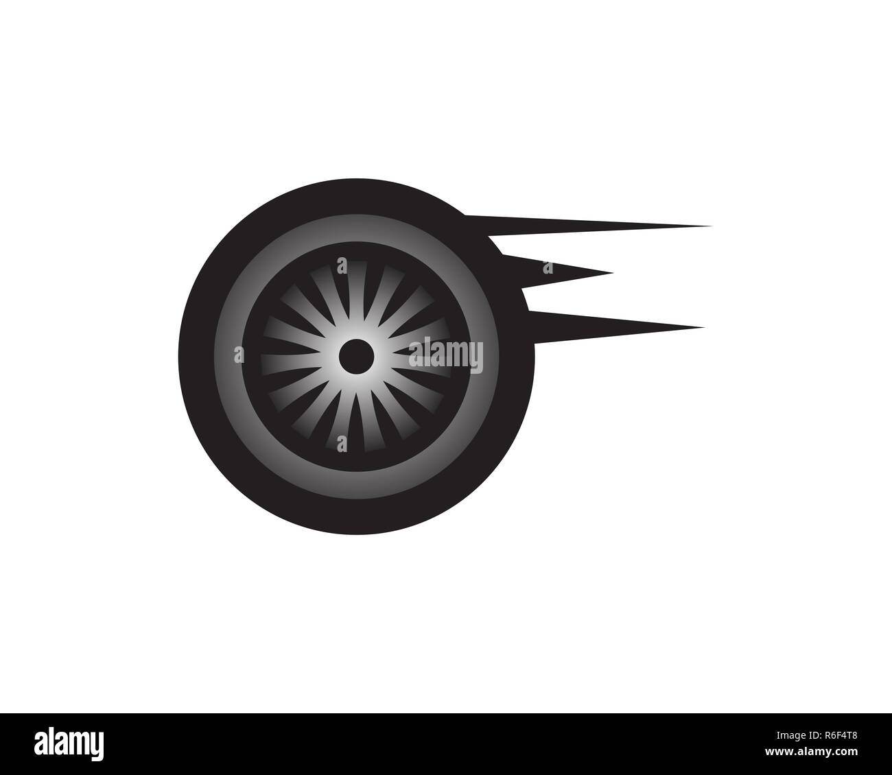 Fast logo dei pneumatici Foto stock - Alamy