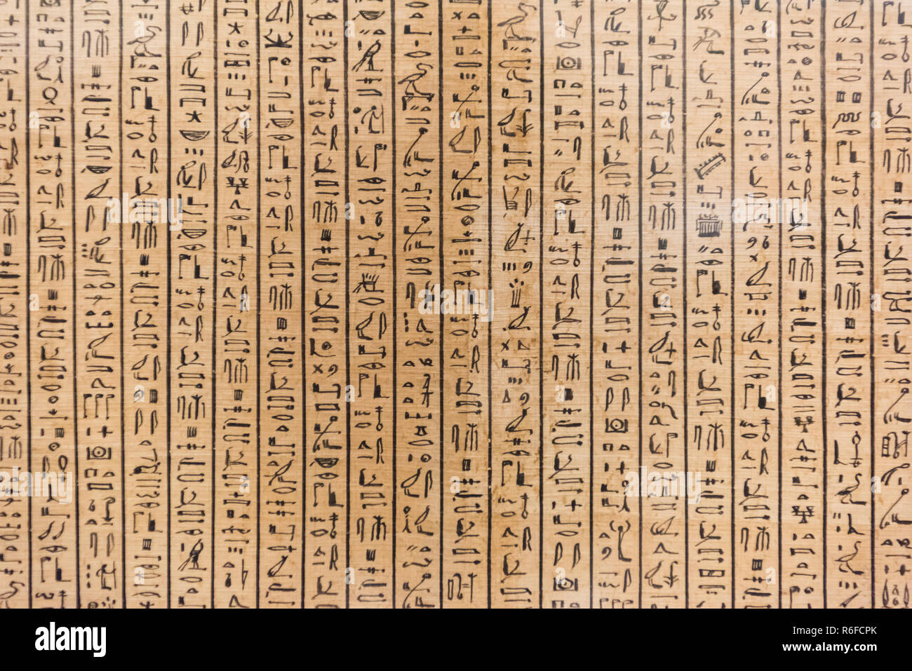 Hieroglyph egiziano lettere Foto stock - Alamy