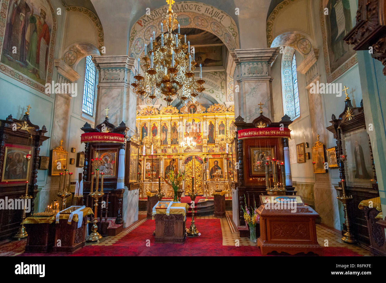 Lublino Cattedrale della Trasfigurazione del Signore, la più antica chiesa ortodossa in Polonia Foto Stock