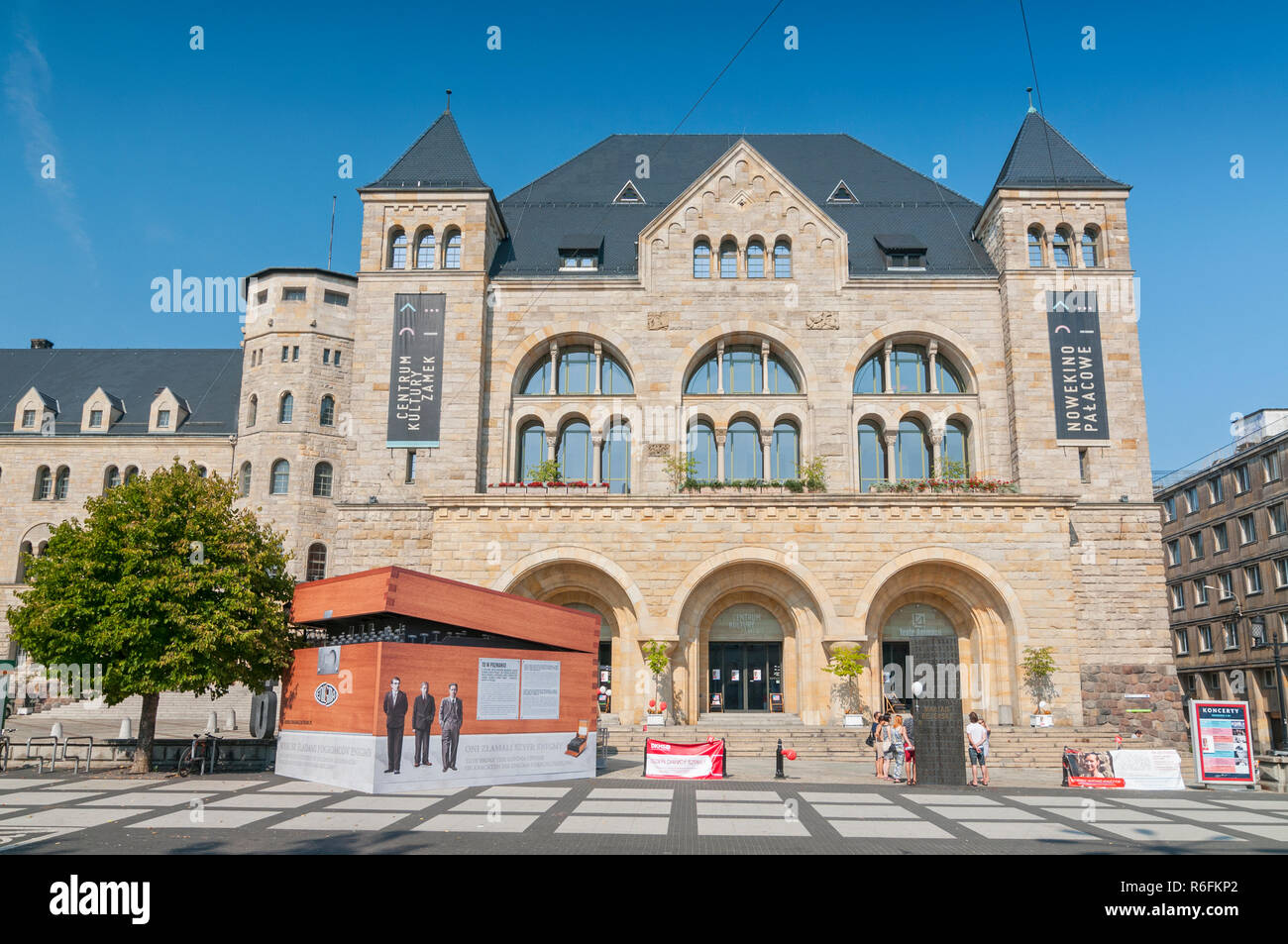 Il Centro di cultura, castello storico castello imperiale al centro della città di Poznan, Polonia Foto Stock