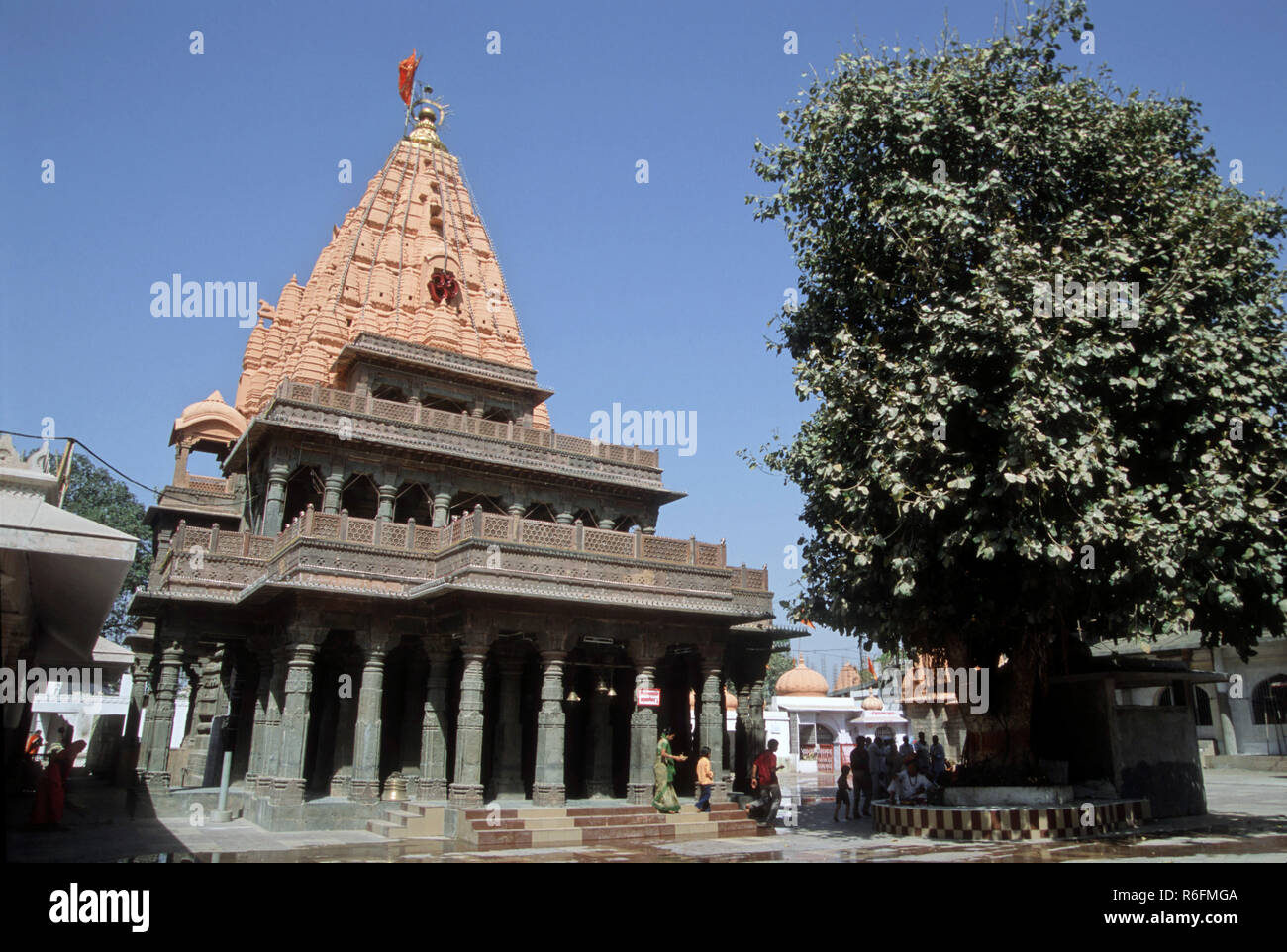 Mahakaleshwar tempio di Shiva (12 jyotirlinga), Ujjain, Madhya Pradesh, India Foto Stock