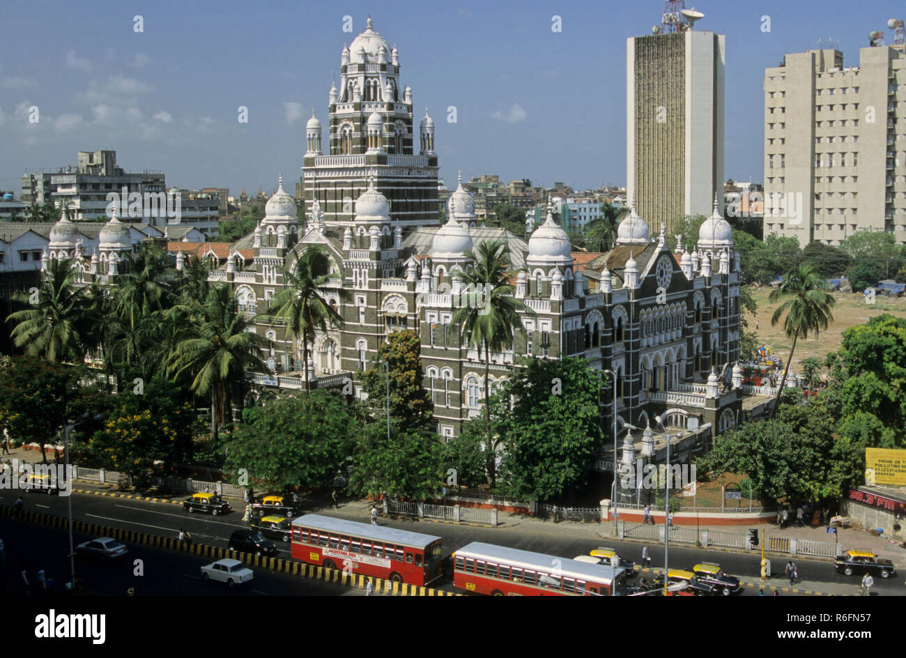 Western Railway capo ufficio, churchgate, Mumbai Bombay, Maharashtra, India Foto Stock