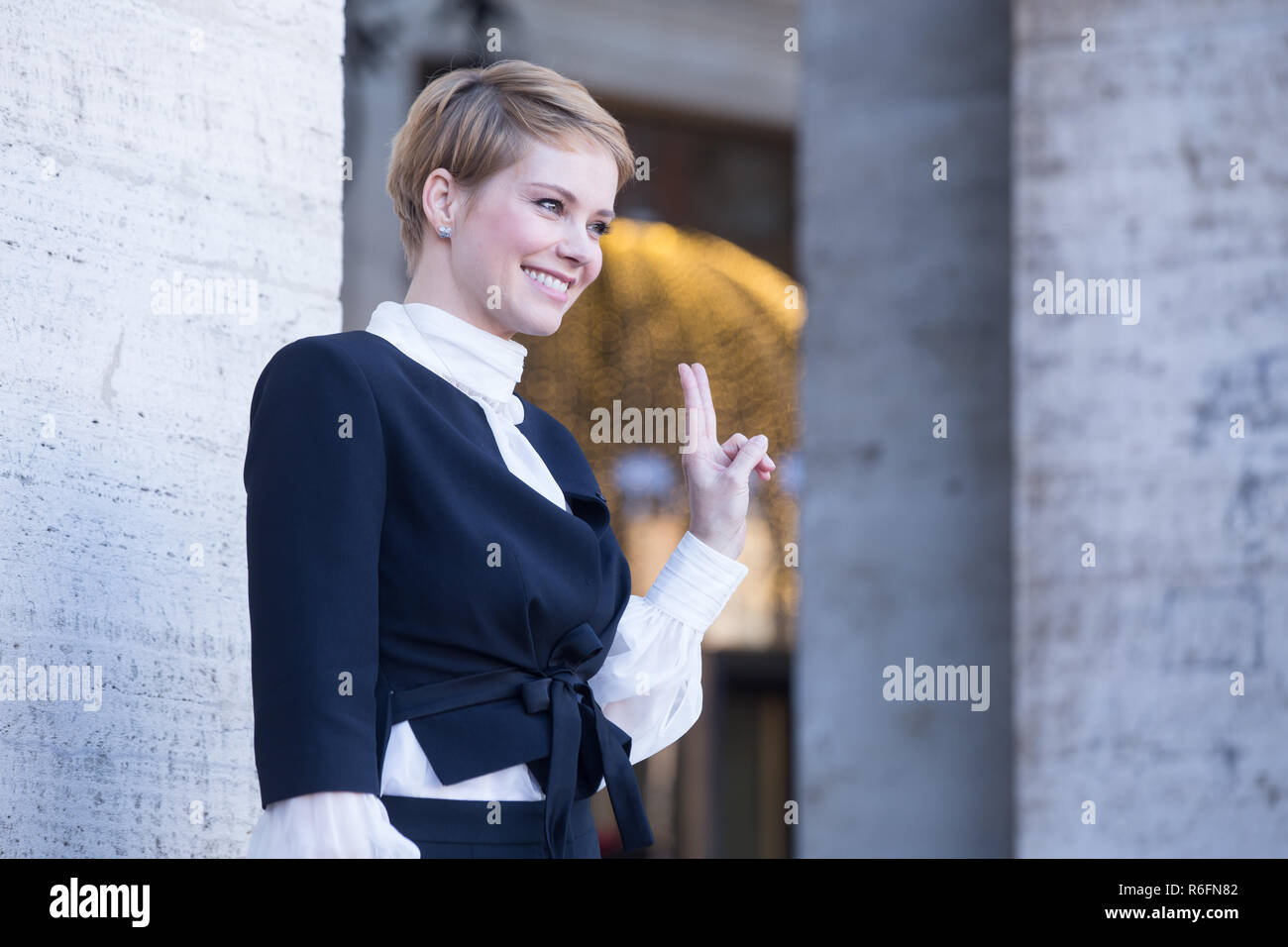 Roma, Italia. 04 Dic, 2018. Andrea Osvart Photocall del film italiano "Natale a 5 stelle di Roma Credito: Matteo Nardone/Pacific Press/Alamy Live News Foto Stock