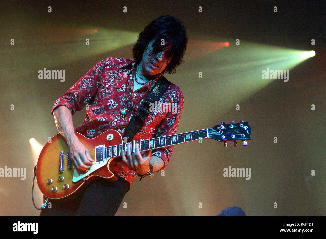 Dean cetta con Stone Temple Pilots esegue in concerto al Seminole Hard Rock Hotel & Casino in Hollywood Florida il 20 agosto 2008. Foto Stock