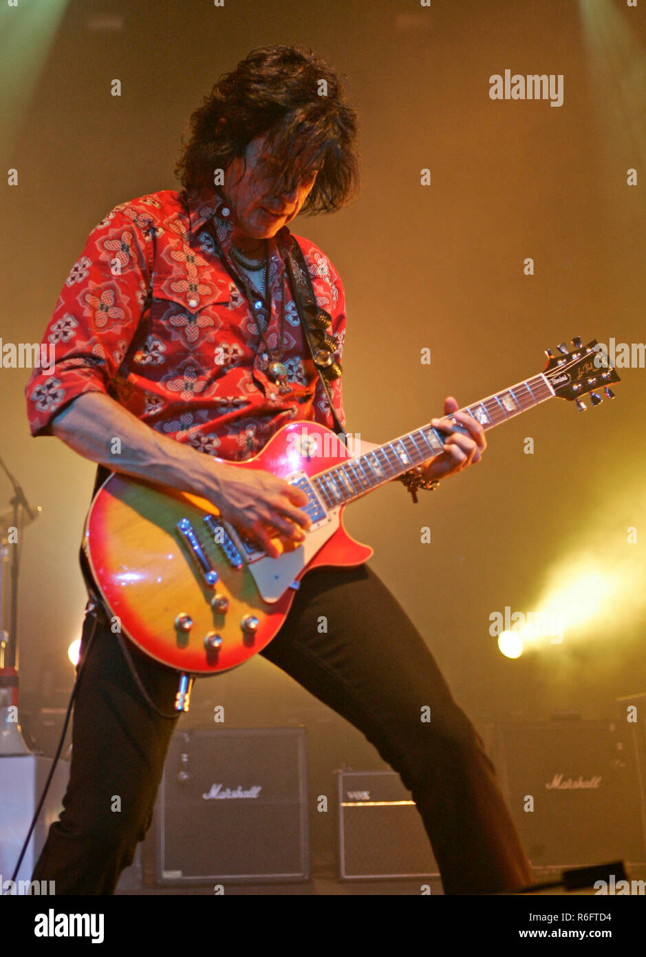 Dean cetta con Stone Temple Pilots esegue in concerto al Seminole Hard Rock Hotel & Casino in Hollywood Florida il 20 agosto 2008. Foto Stock