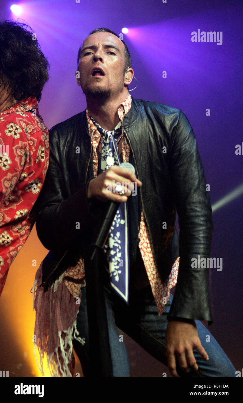 Scott Weiland con Stone Temple Pilots esegue in concerto al Seminole Hard Rock Hotel & Casino in Hollywood Florida il 20 agosto 2008. Foto Stock