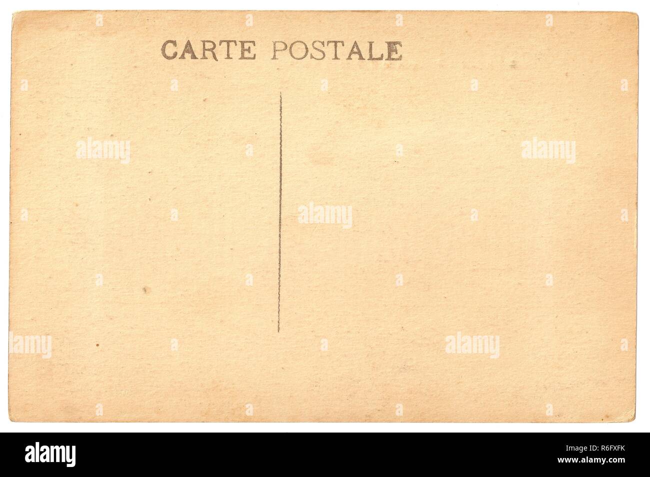 Originali antichi retro cartolina con spazio per corrispondenza e indirizzo Foto Stock