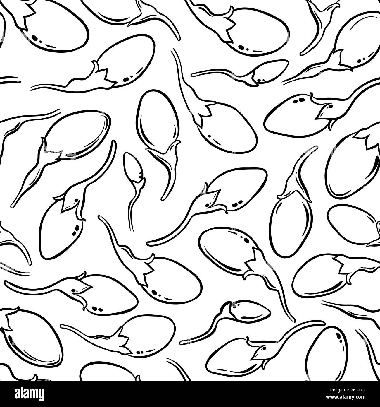 Bacche di goji vector pattern su sfondo bianco Illustrazione Vettoriale