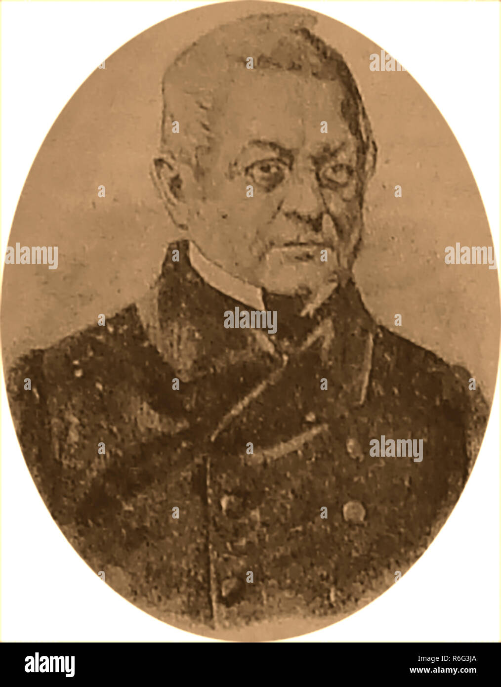 Rivoluzionario Francese figure - Ritratto di Adolphe Thiers (1797 - 1877), una figura chiave nella Rivoluzione di luglio del 1830 e la rivoluzione francese del 1848. Egli era un notato più giornalista e storico ed è stato autore di Histoire de la Révolution Française. Foto Stock