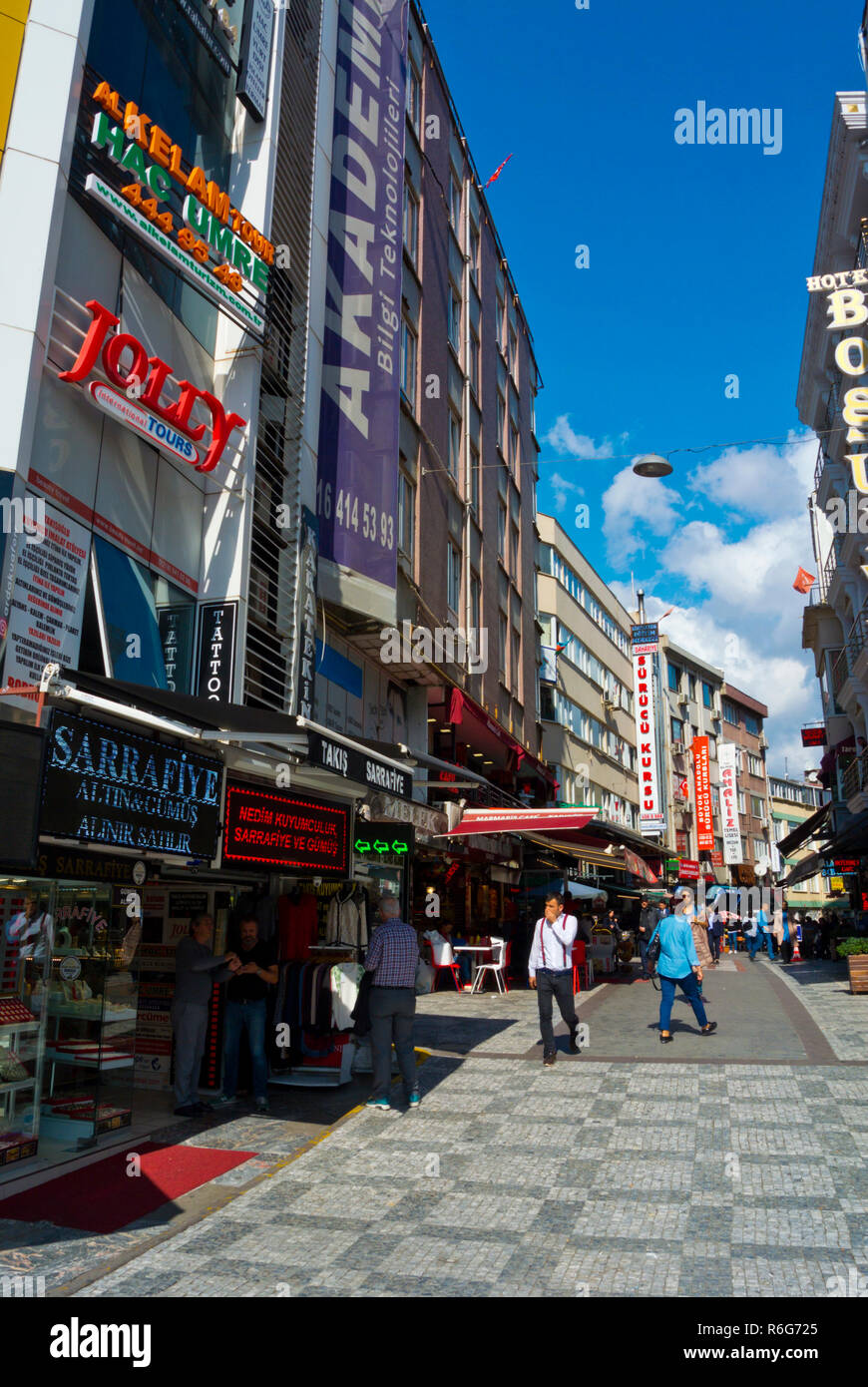 Murver Cicegi sokak, Kadikoy, Istanbul, Turchia, parte asiatica, Foto Stock