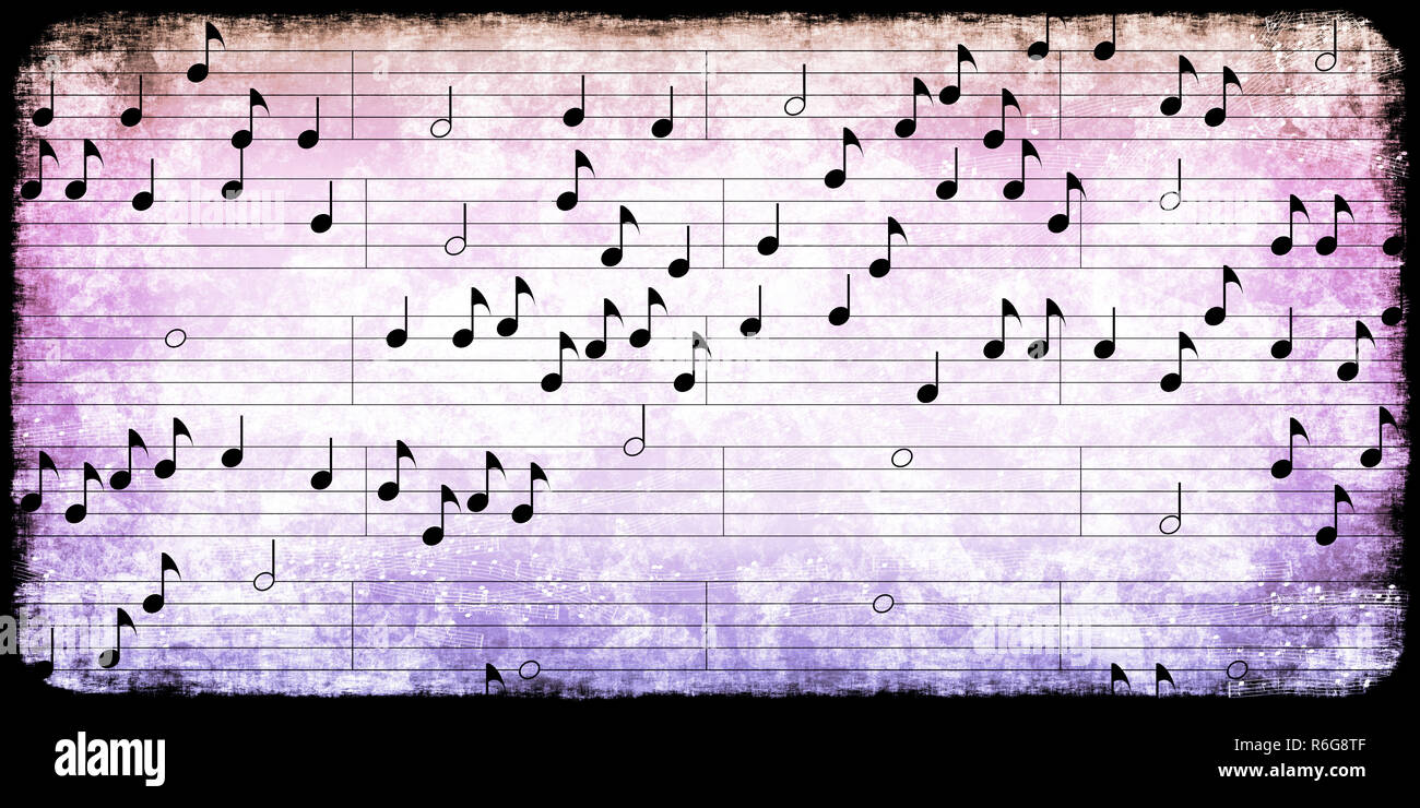 Musica di sottofondo Foto Stock