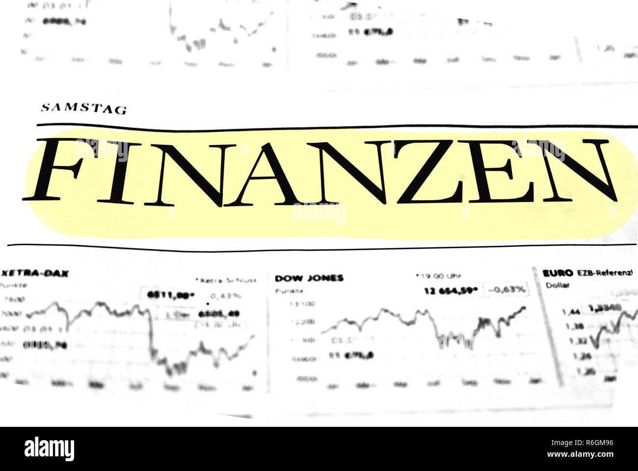 La stabilità finanziaria mondiale relazione valuta le variazioni dei rischi Foto Stock