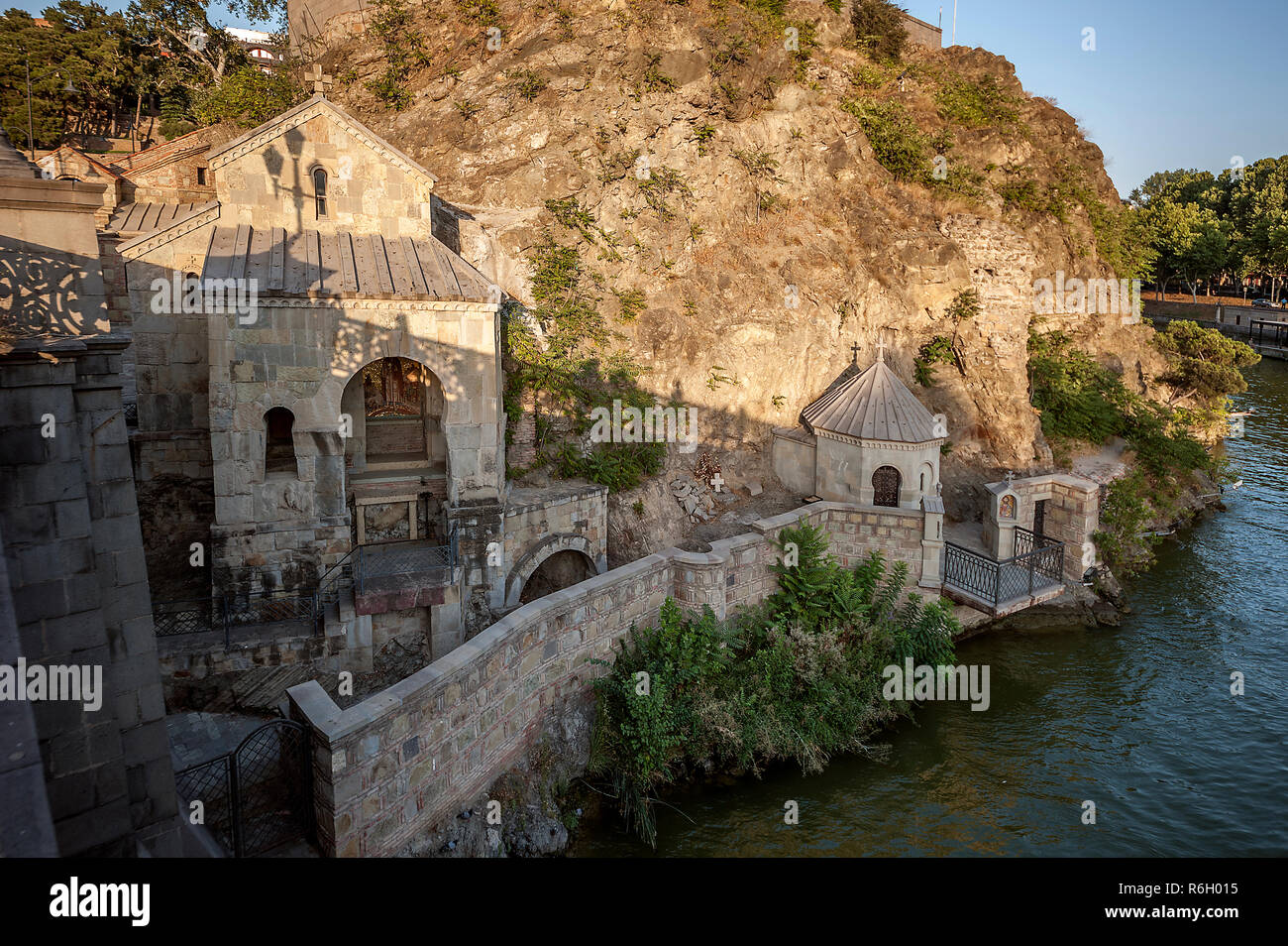 La Georgia, Tbilisi. Il Tempio di San Abo (Tempio di Abo Tbileli), costruita sul luogo dove gli Arabi una volta bruciato il corpo di San Abo. Foto Stock