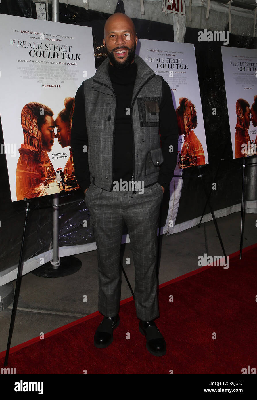 Los Angeles, California, USA. 4° dic, 2018. Comune durante gli arrivi per una speciale proiezione di " Se Beale Street potrebbe parlare' a ArcLight Hollywood. Credito: Faye Sadou/ZUMA filo/Alamy Live News Foto Stock