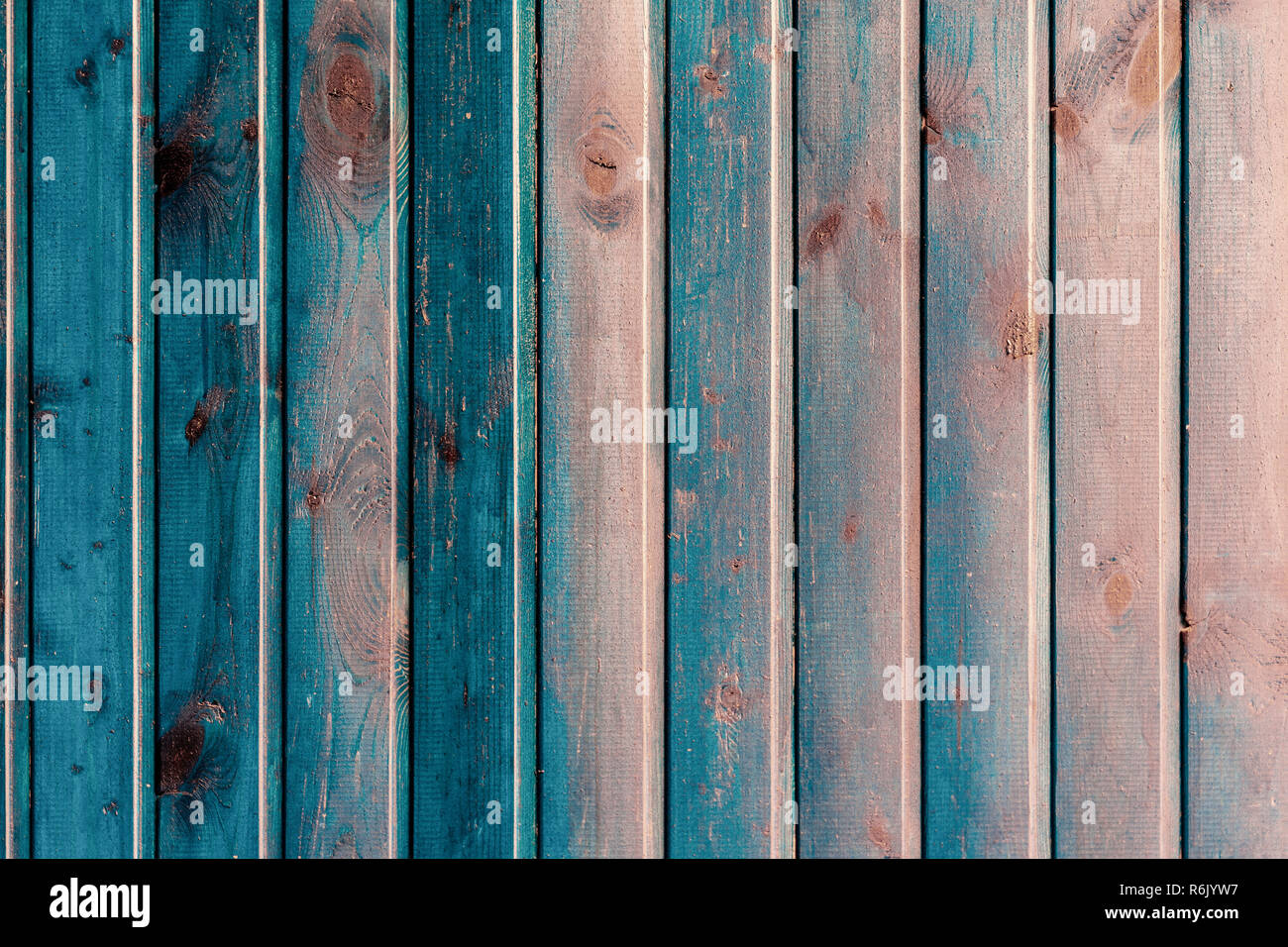 Dipinto di blu superficie in legno, texture, diverse tonalità di blu