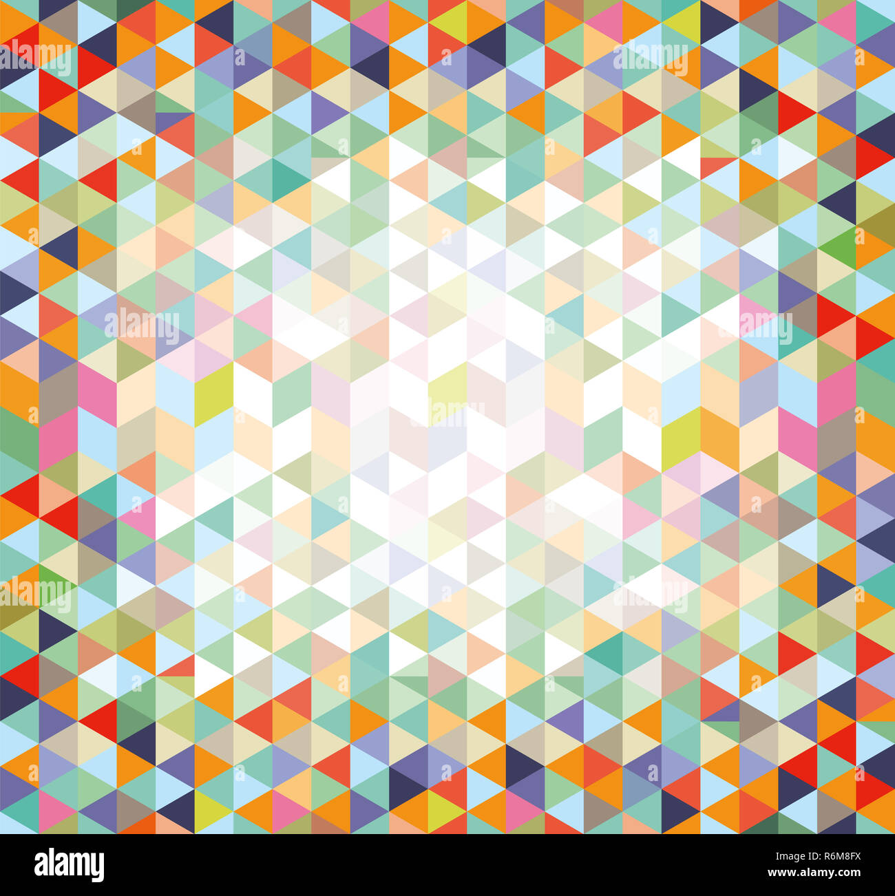 Colorato elementi di modello, illustrazione Foto Stock