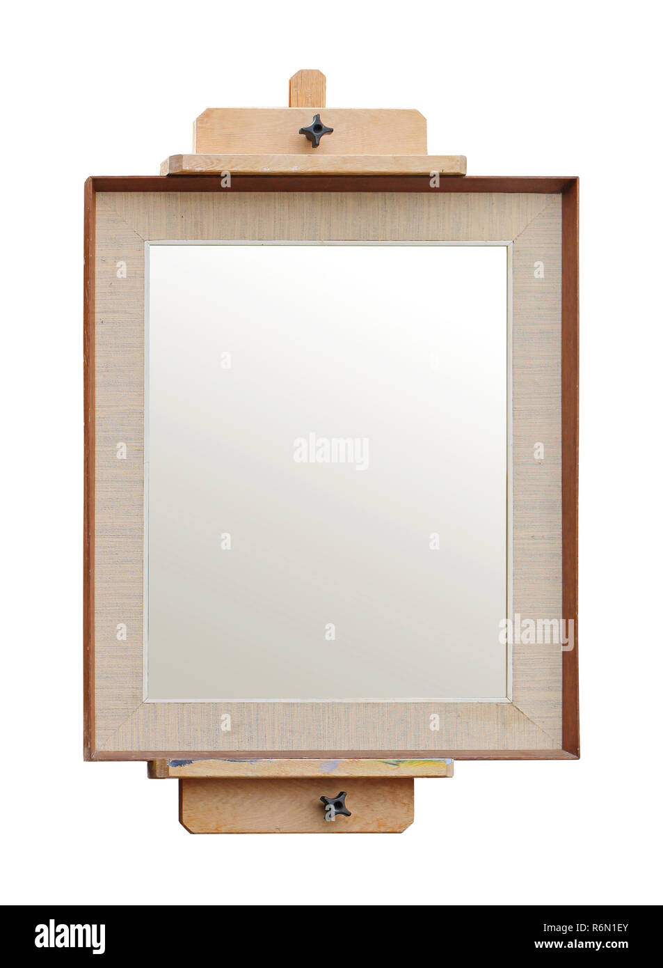 Cavalletto retrò supporto in legno Foto Stock