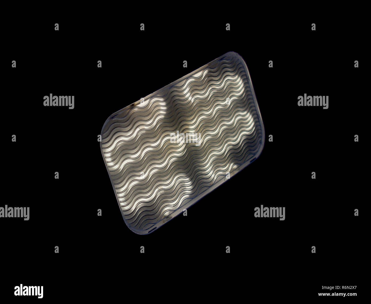 Casella di luce triste sfondo nero led led depressione salute close up Foto Stock