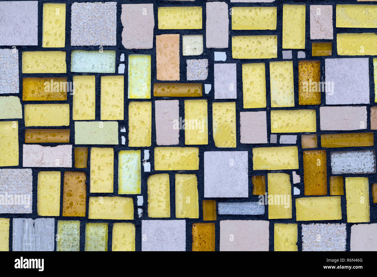 Mosaico lucido. Abstract sfondo senza giunture. Foto Stock