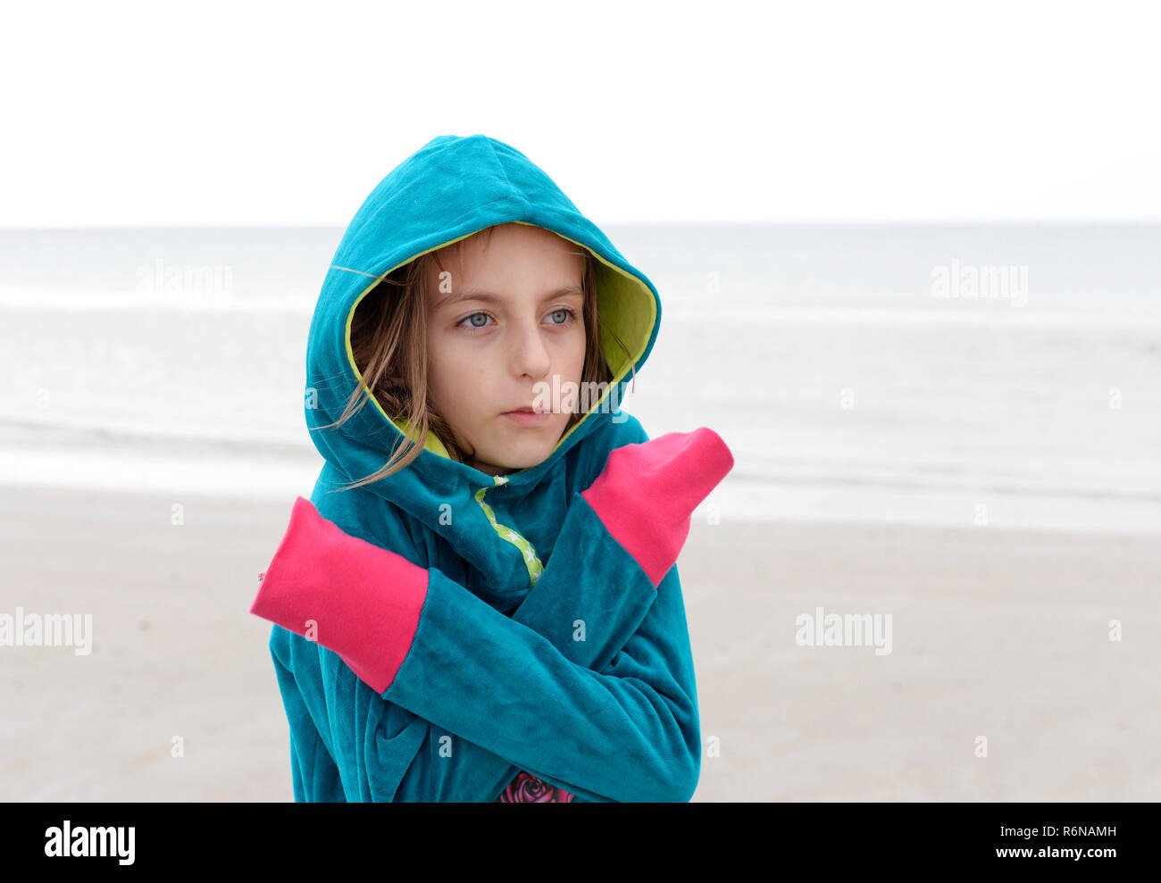 La ragazza si blocca Foto Stock