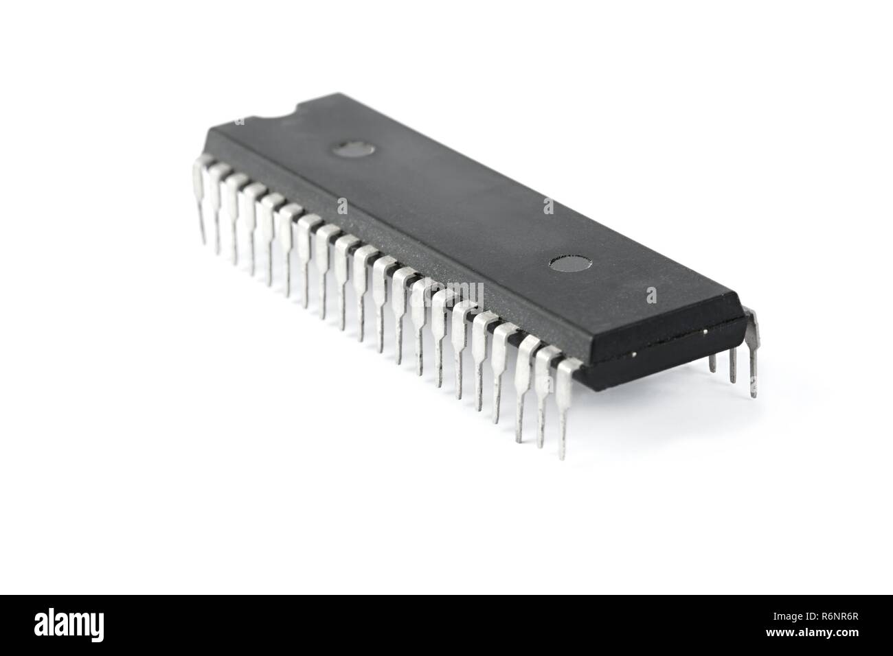 Vecchio chip di computer Foto Stock