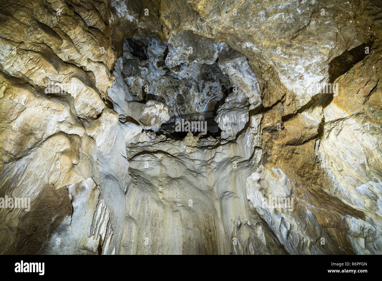 All'interno di una grotta Foto Stock