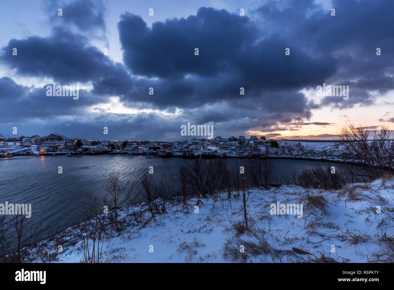 Viaggio nelle Isole Lofoten in Norvegia Foto Stock