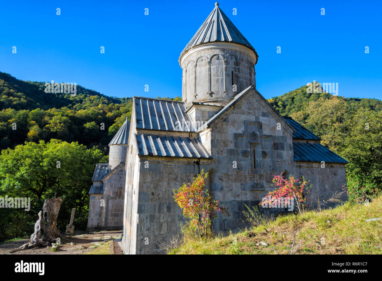 Nel XIII secolo il monastero Haghartsin, Dilijan, Tavush Provincia, Armenia, Caucaso, Medio Oriente e Asia Foto Stock