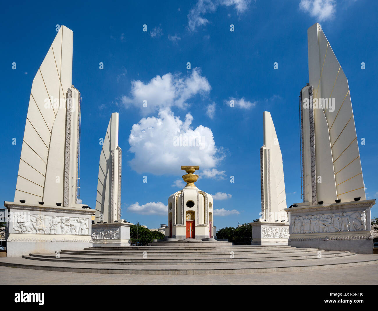 La democrazia un monumento, Bangkok, Thailandia Foto Stock