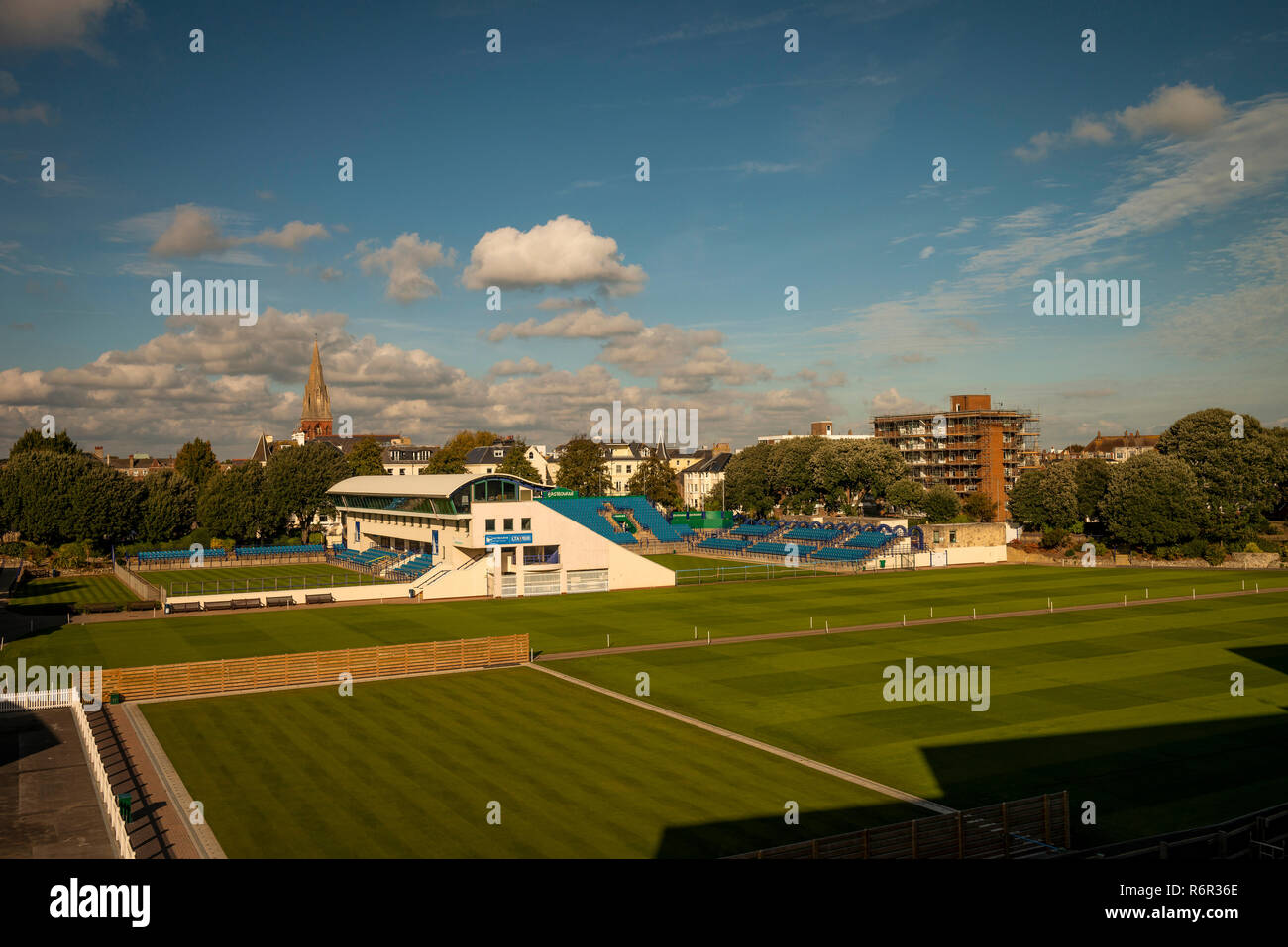 Devonshire Park Lawn Tennis Club di Eastbourne, East Sussex, Regno Unito Foto Stock