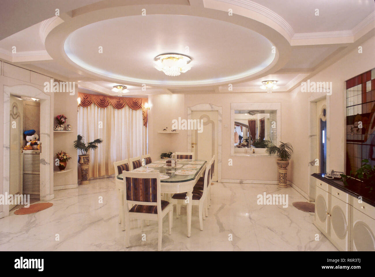 Indian home interno Foto Stock