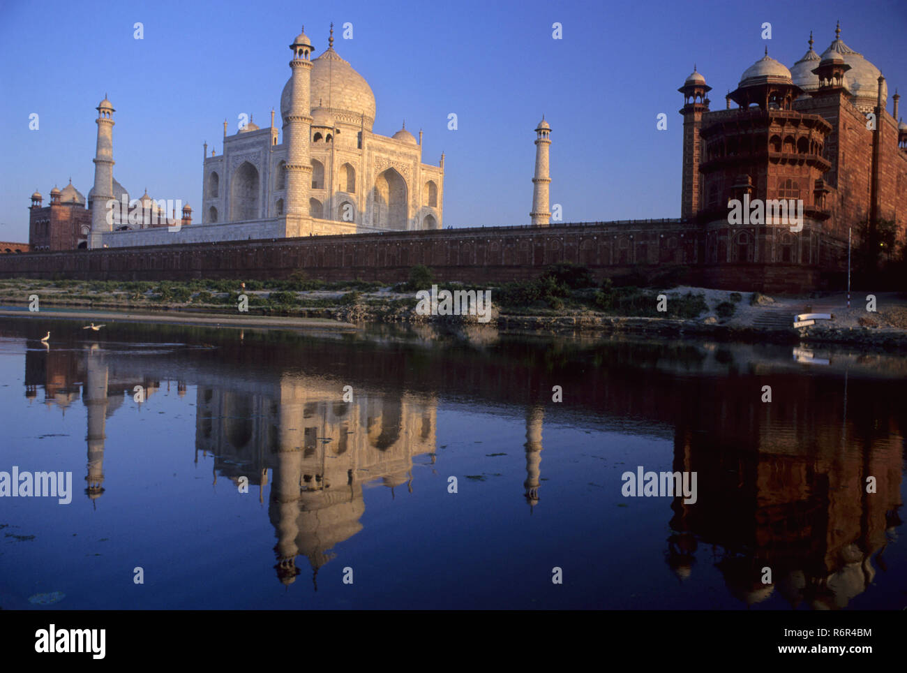 Taj Mahal, Agra, Uttar Pradesh, India Foto Stock