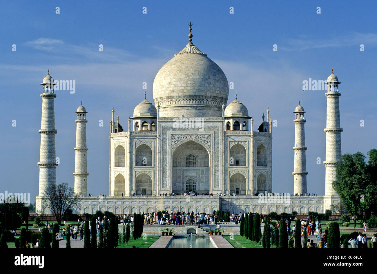 Taj Mahal, Agra, Uttar Pradesh, India Foto Stock
