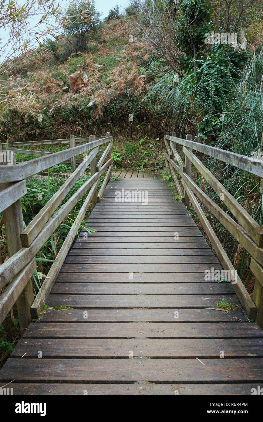 La struttura a ponte in strada Foto Stock